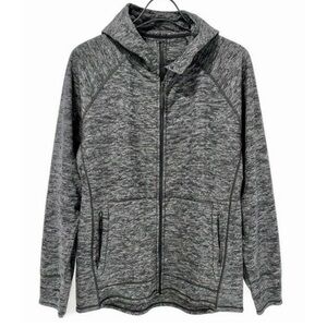 Athleta 2X Gray Zip-Up Hoodie